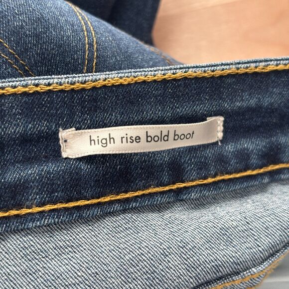 Wrangler Women Jeans High Rise Bold Boot Bootcut Dark Wash 16x32 Tall Long L283 - Picture 11 of 13